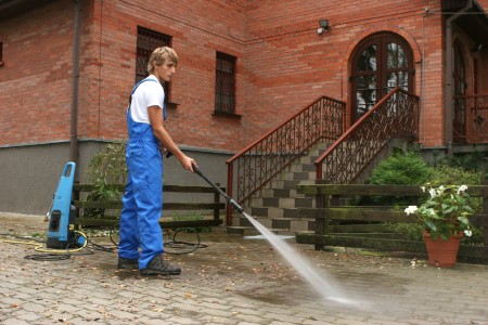 Pavers power washing